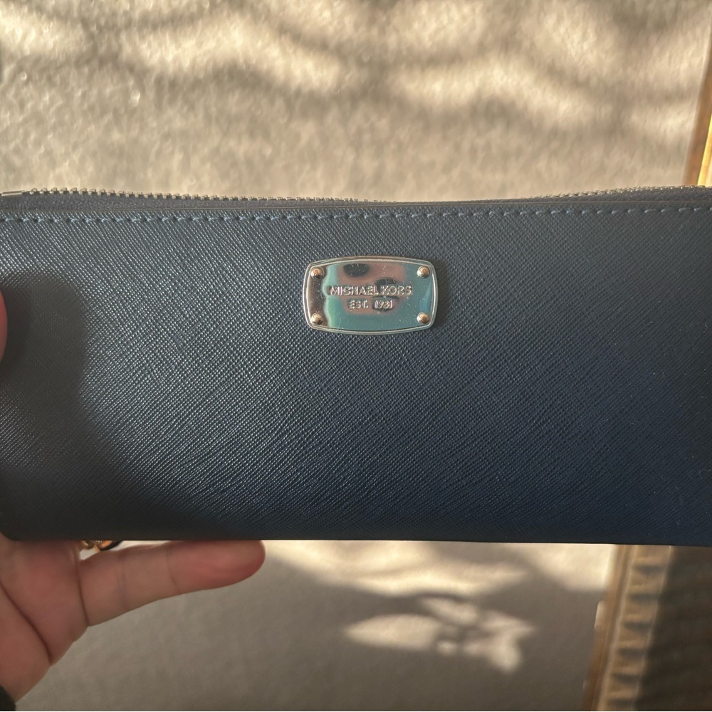 Michael Kors Navy Blue Wallet